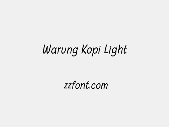 Warung Kopi Light