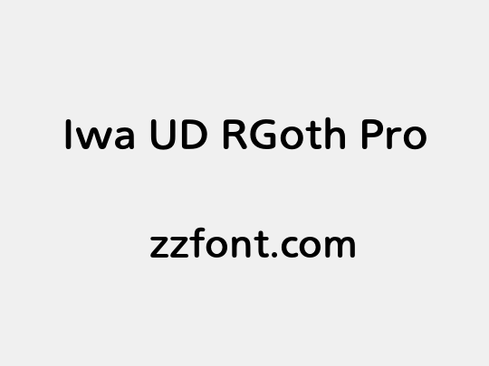 Iwa UD RGoth Pro