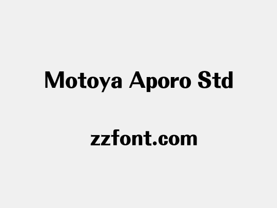 Motoya Aporo Std