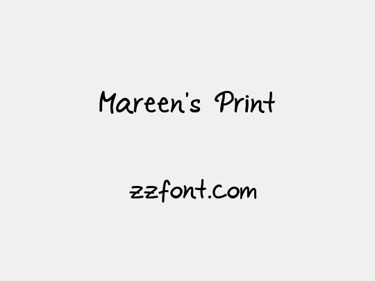 Mareen's Print