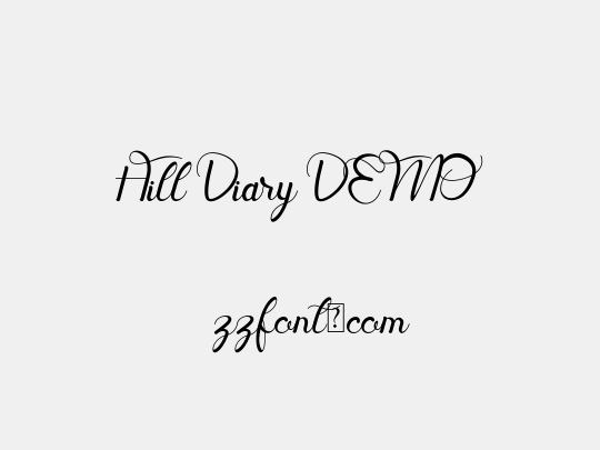 Hill Diary DEMO
