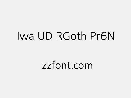 Iwa UD RGoth Pr6N