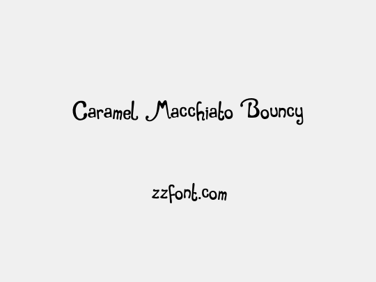 Caramel Macchiato Bouncy