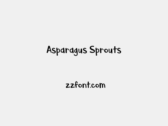Asparagus Sprouts