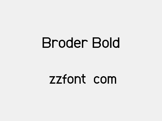 Broder Bold