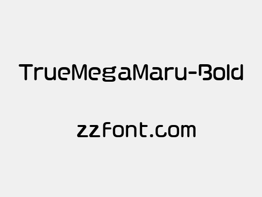 TrueMegaMaru-Bold