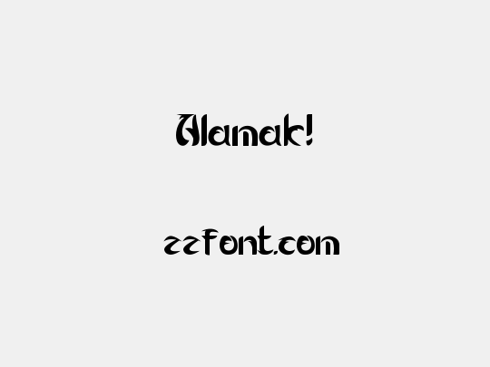 Alamak!