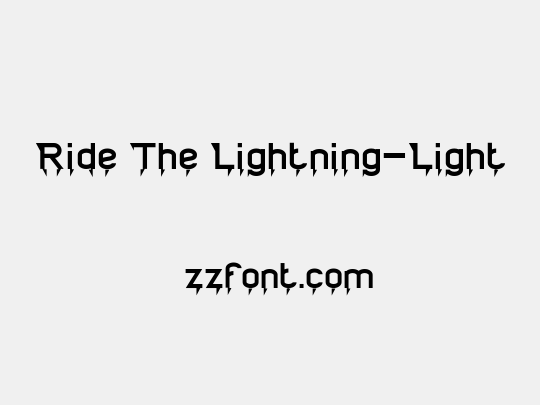 Ride The Lightning-Light