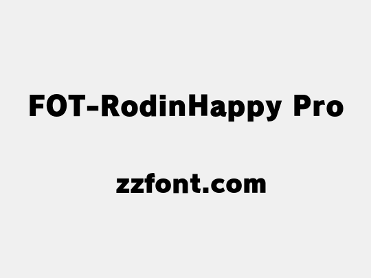 FOT-RodinHappy Pro