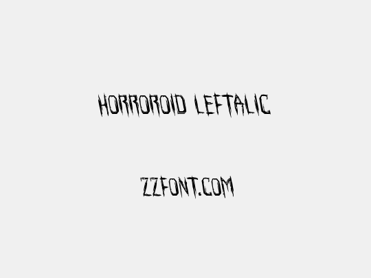 Horroroid Leftalic