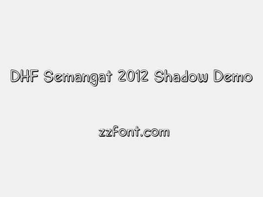 DHF Semangat 2012 Shadow Demo