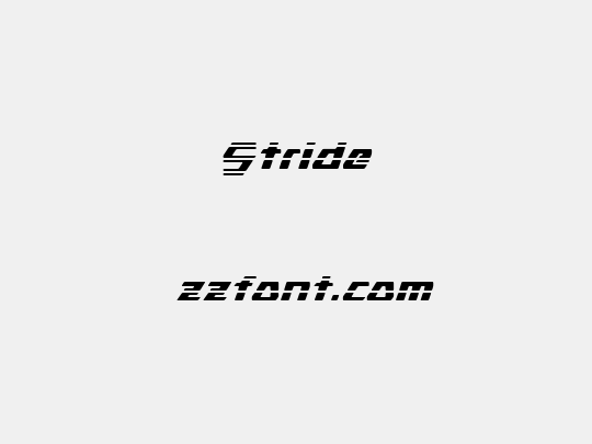 Stride