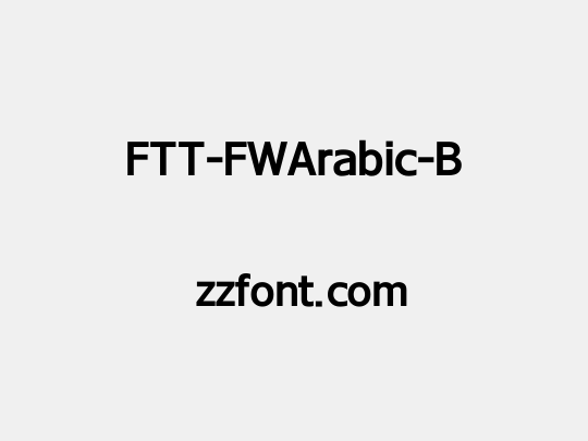 FTT-FWArabic-B