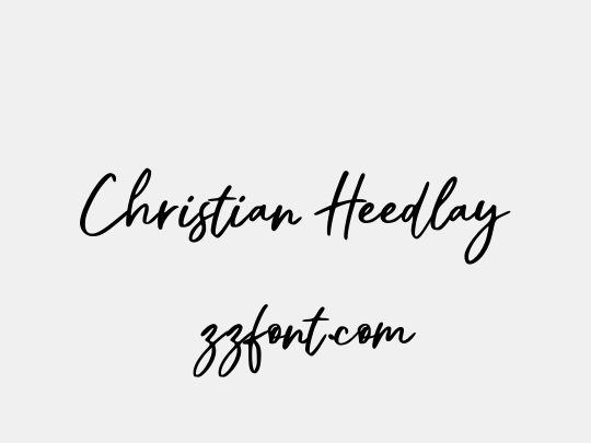 Christian Heedlay