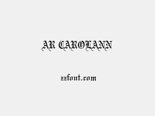 AR CAROLANN