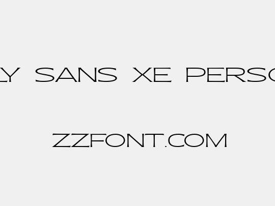 Molly Sans XE PERSONAL