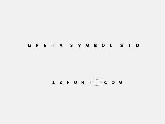 Greta Symbol Std