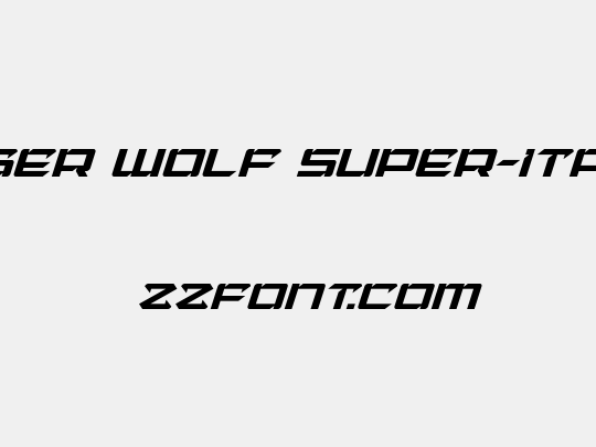 Laser Wolf Super-Italic