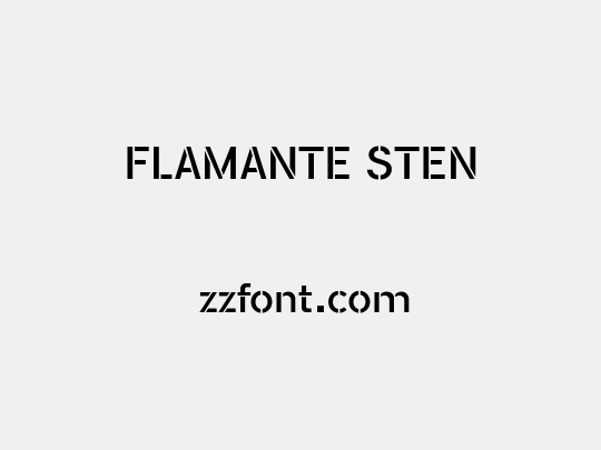 FLAMANTE STEN
