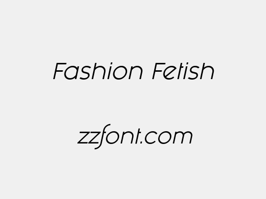 Fashion Fetish