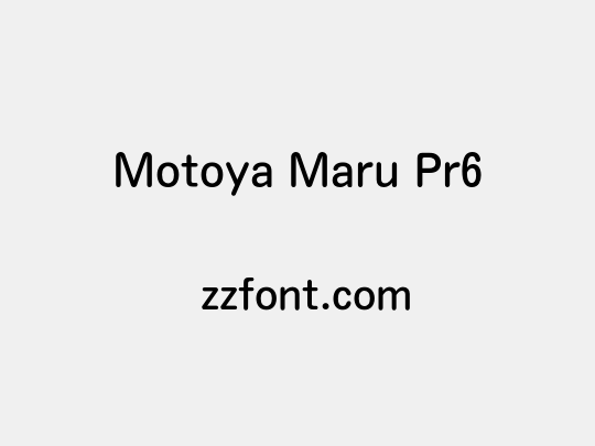 Motoya Maru Pr6