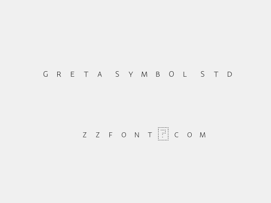 Greta Symbol Std