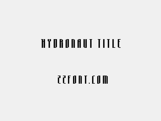 Hydronaut Title