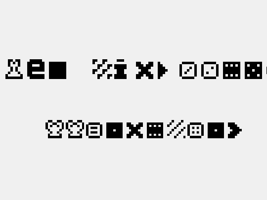 Pixel Dingbats-7