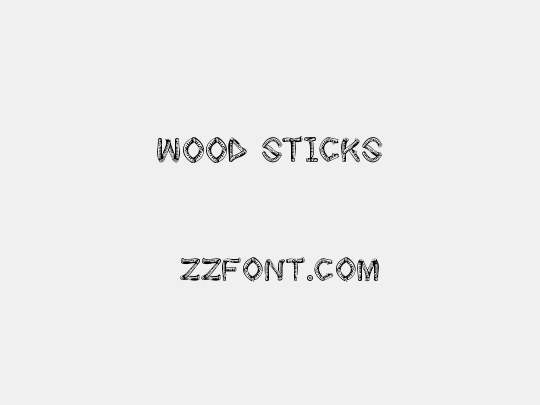 wood sticks