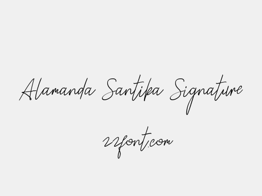 Alamanda Santika Signature