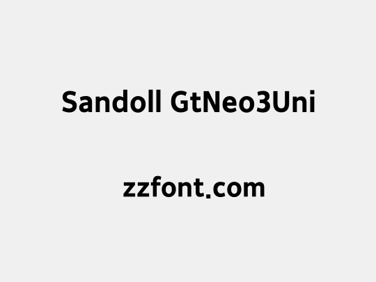 Sandoll GtNeo3Uni