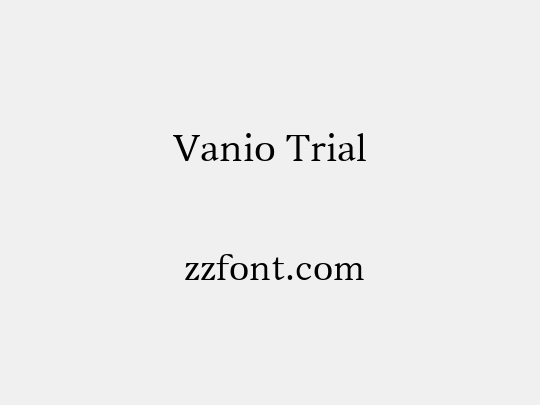 Vanio Trial