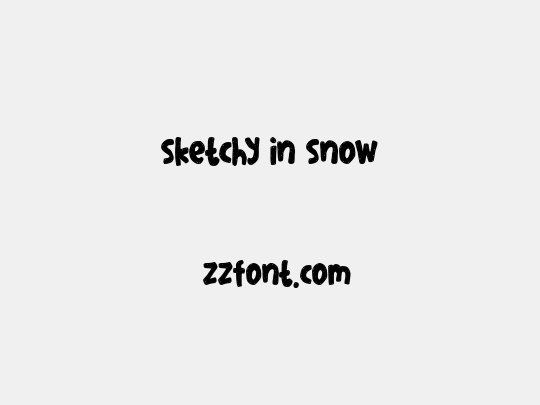 sketchy in snow