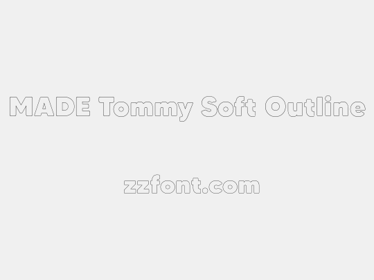 MADE Tommy Soft Outline