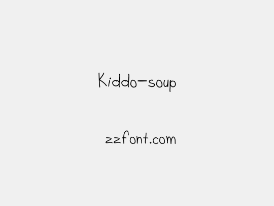 Kiddo-soup