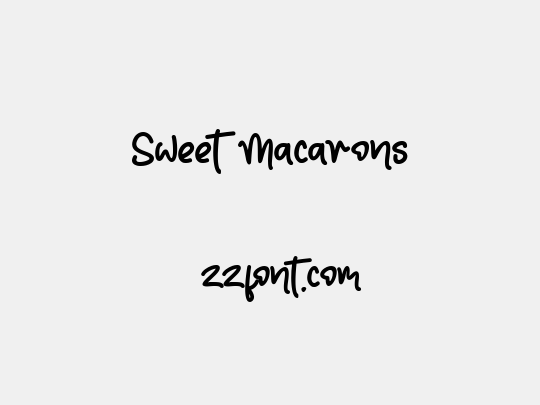 Sweet Macarons