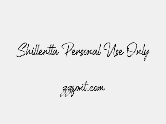 Shillentta Personal Use Only